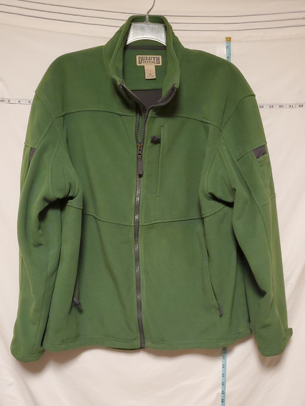 Duluth Trading Co Men’s Green Fleece Jacket XL